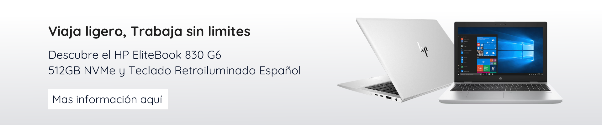 viaja ligero con el hp elitebook 830 g6