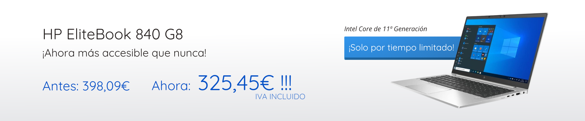 Portátil HP EliteBook 840 G8 en oferta