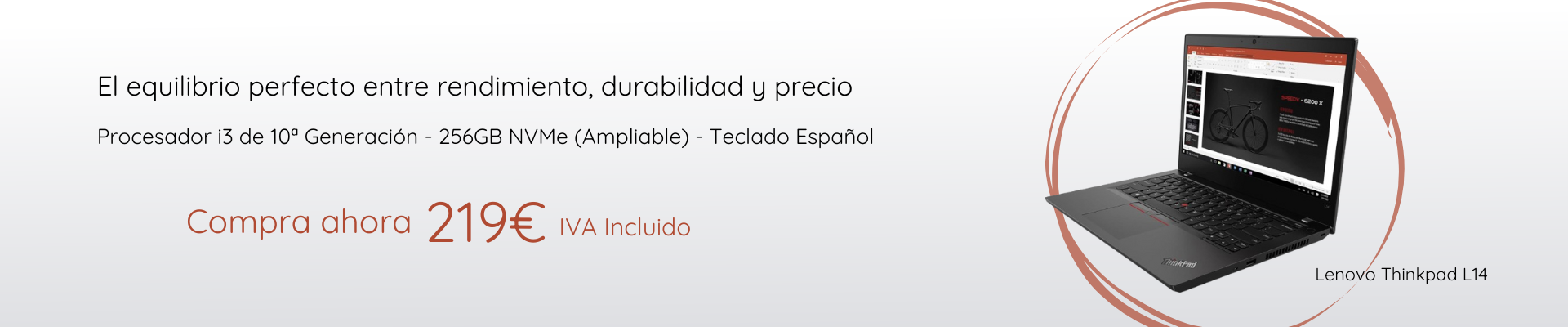 Portatil reacondicionado Lenovo Thinkpad L14 