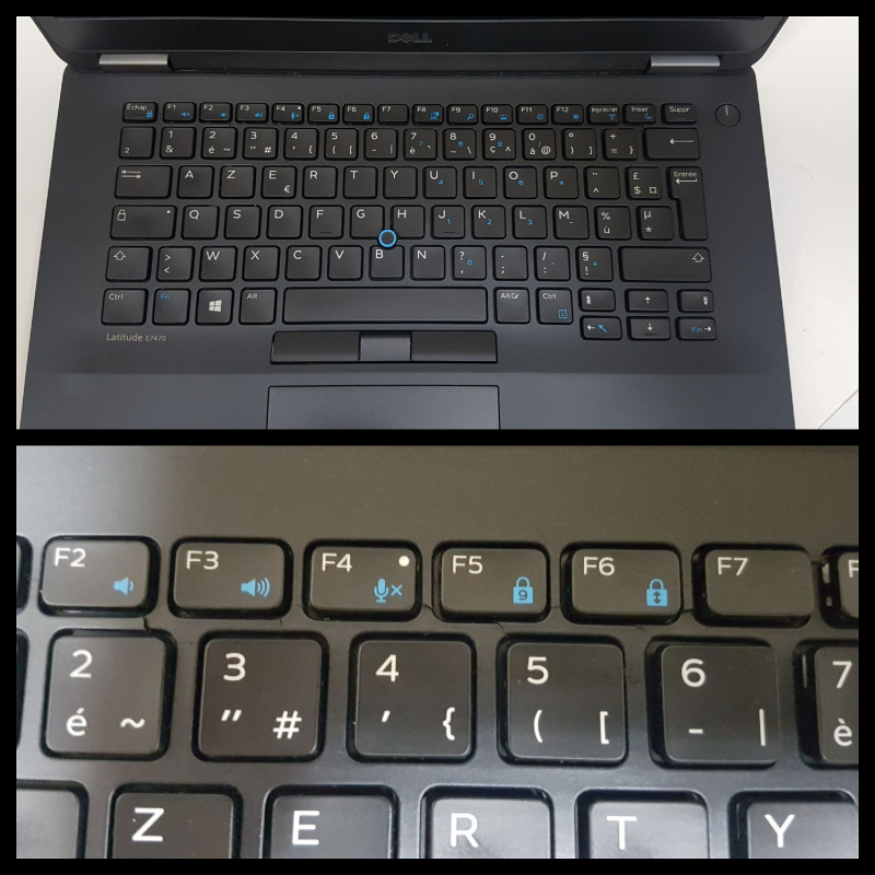 Dell E7470 Rotura Teclado