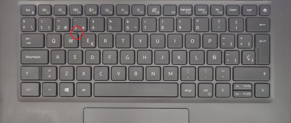Dell Latitude 7420 Mini rotura teclado