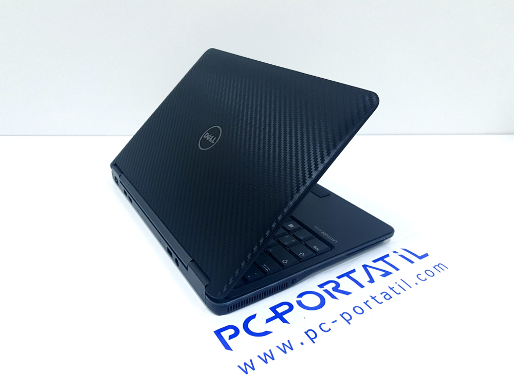 Dell latitude E7240 vinilo negro abierto trasera