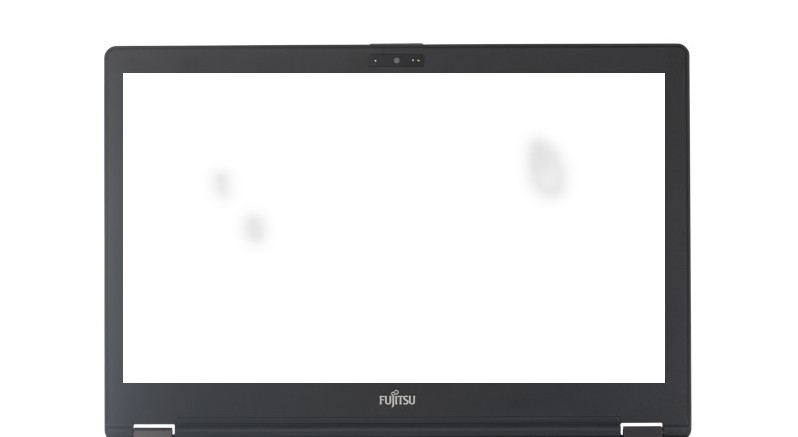Fujitsu U758 Pantalla Manchas Negras