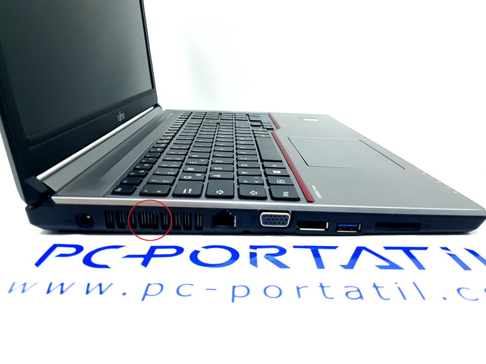 Fujitsu lifebook e754 tara rejilla