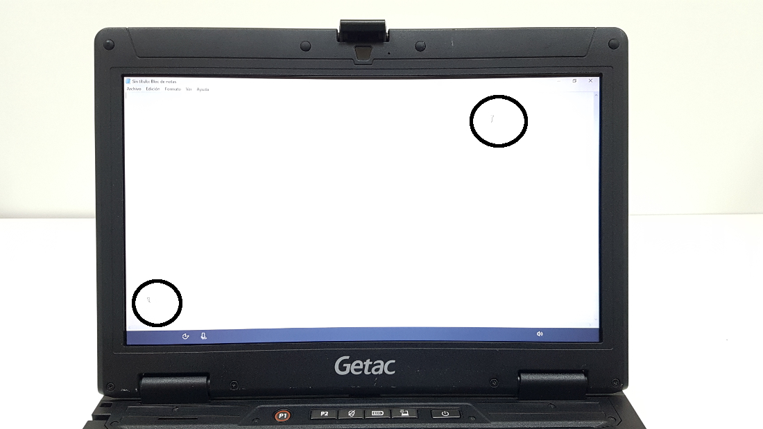 Getac S400 G2 segundamano pantalla rayada