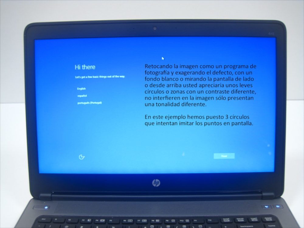 HP PROBOOK 645 G1 PANTALLA DEFECTO