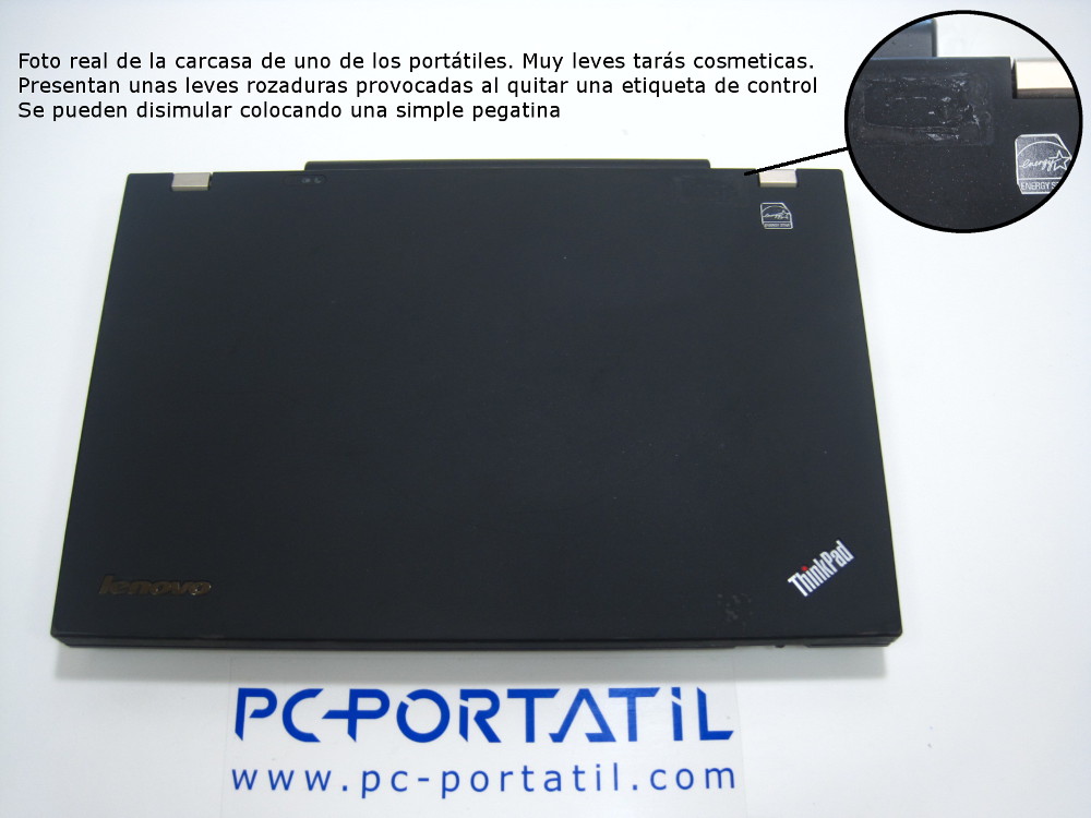 LENVOT THINKPAD T520 Defecto cosmetico tapa