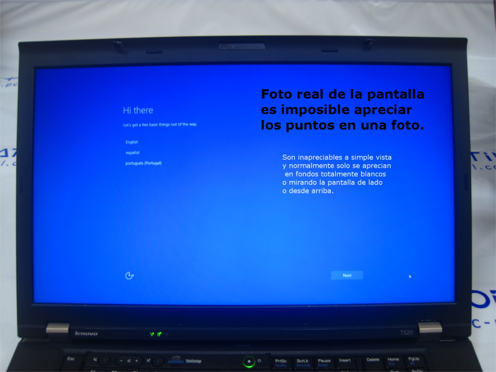 LENVOT THINKPAD T520 PANTALLA