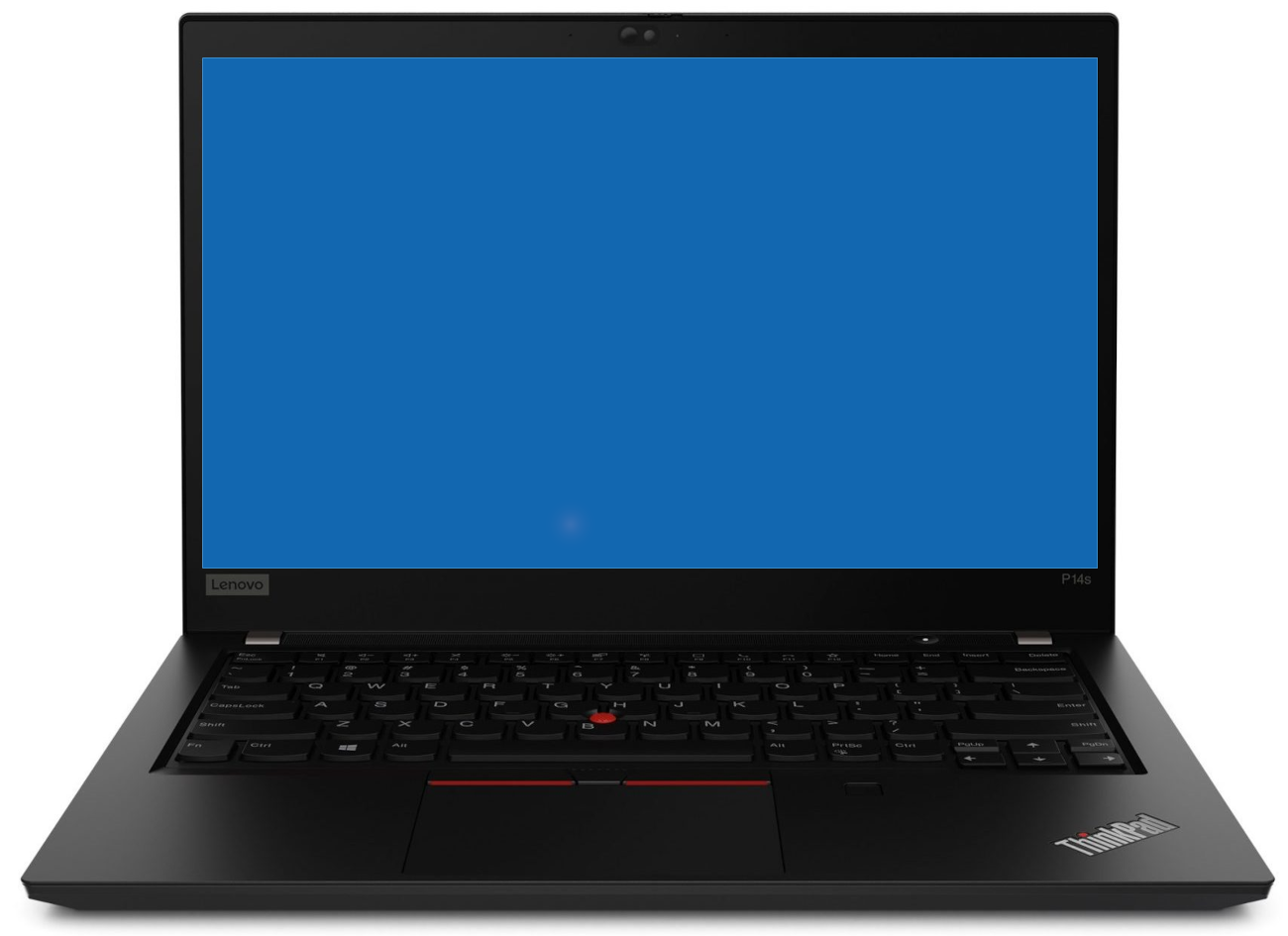 Lenovo Thinkpad P14s Pantalla Punto Blanco