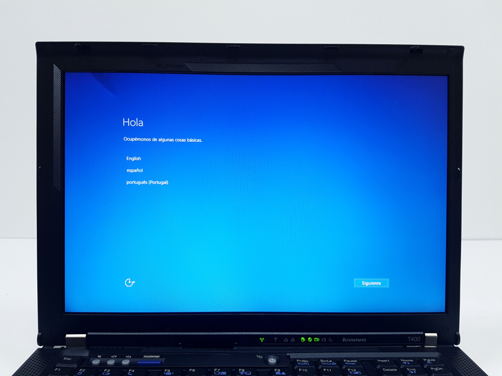 Lenovo thinkpad t400 pantalla linea