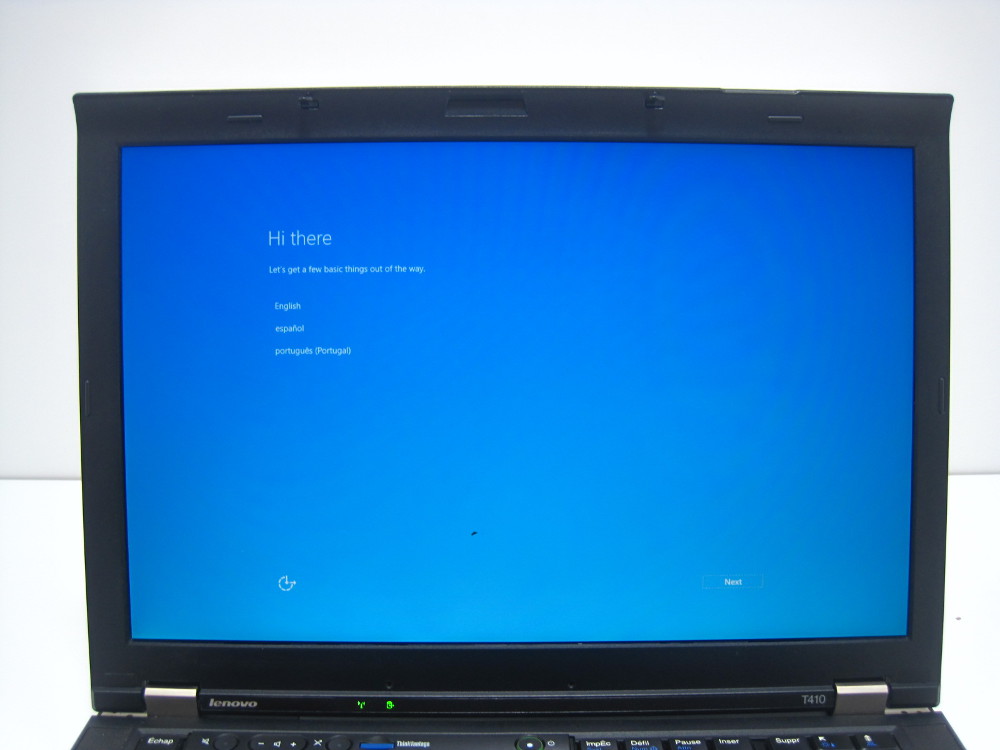 Lenovo thinkpad t410 punto pantalla