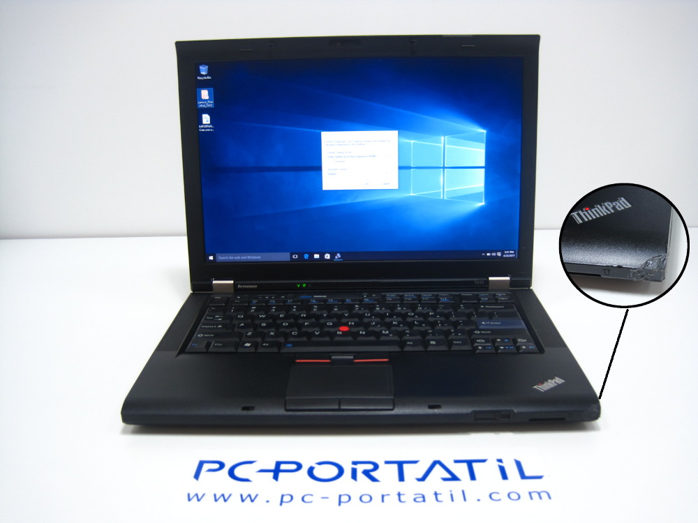 Lenovo thinkpad t420 leve tara esquina