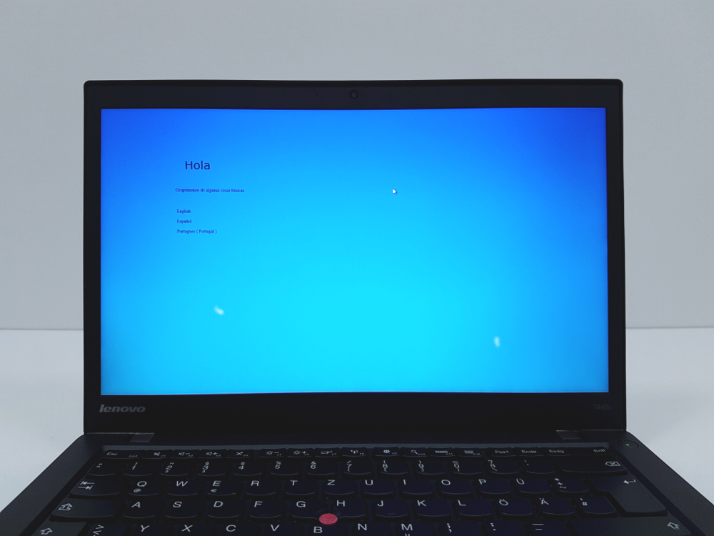 Lenovo thinkpad t440s punto blanco