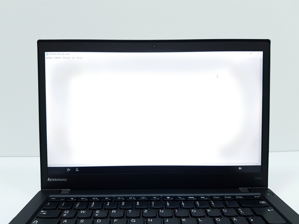 Lenovo thinkpad t440s zona sombreada