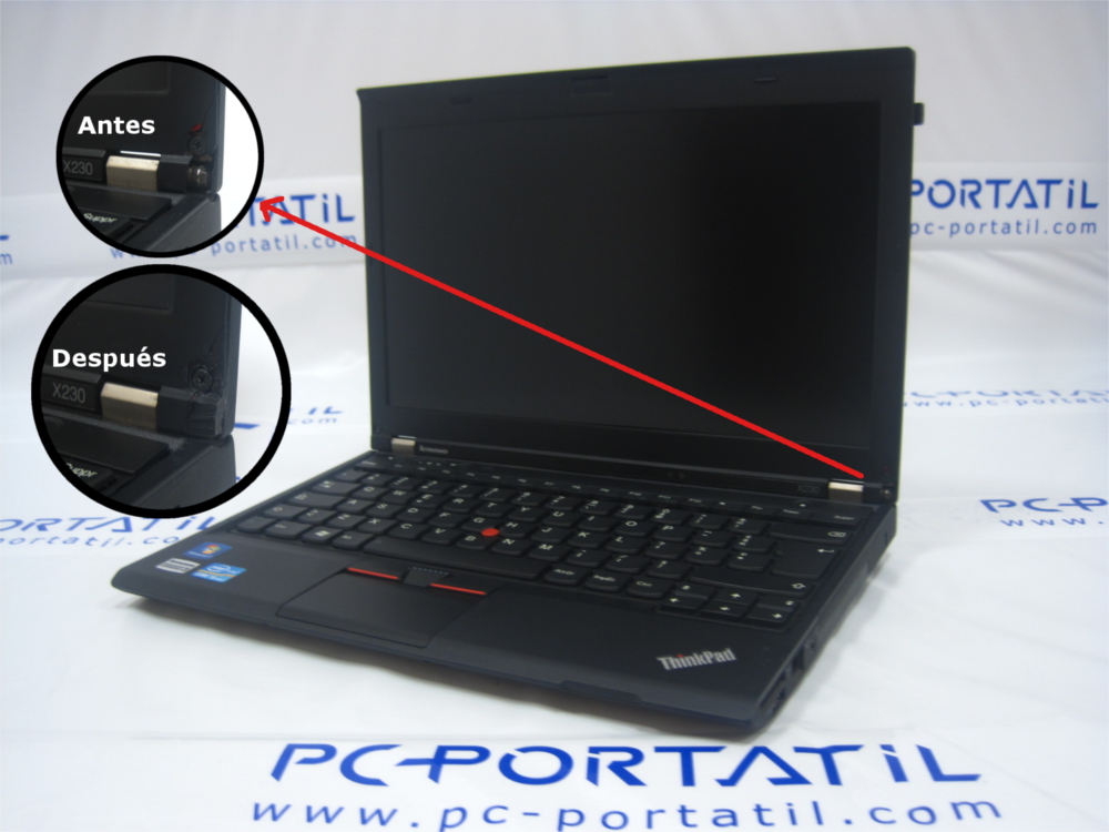 Lenovo thinkpad x220 defecto cosmetico completo