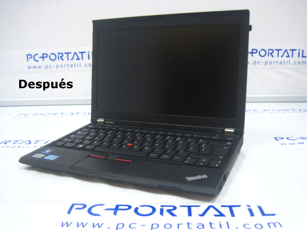 Lenovo thinkpad x220 defecto cosmetico despues