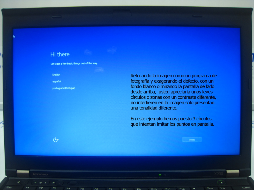 Lenovo thinkpad x220 defecto pantalla 2