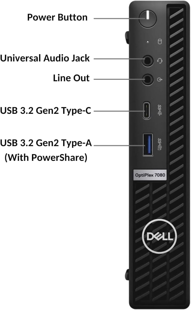 Ordenador reacondicionado Dell Optiplex 7080 Micro 3