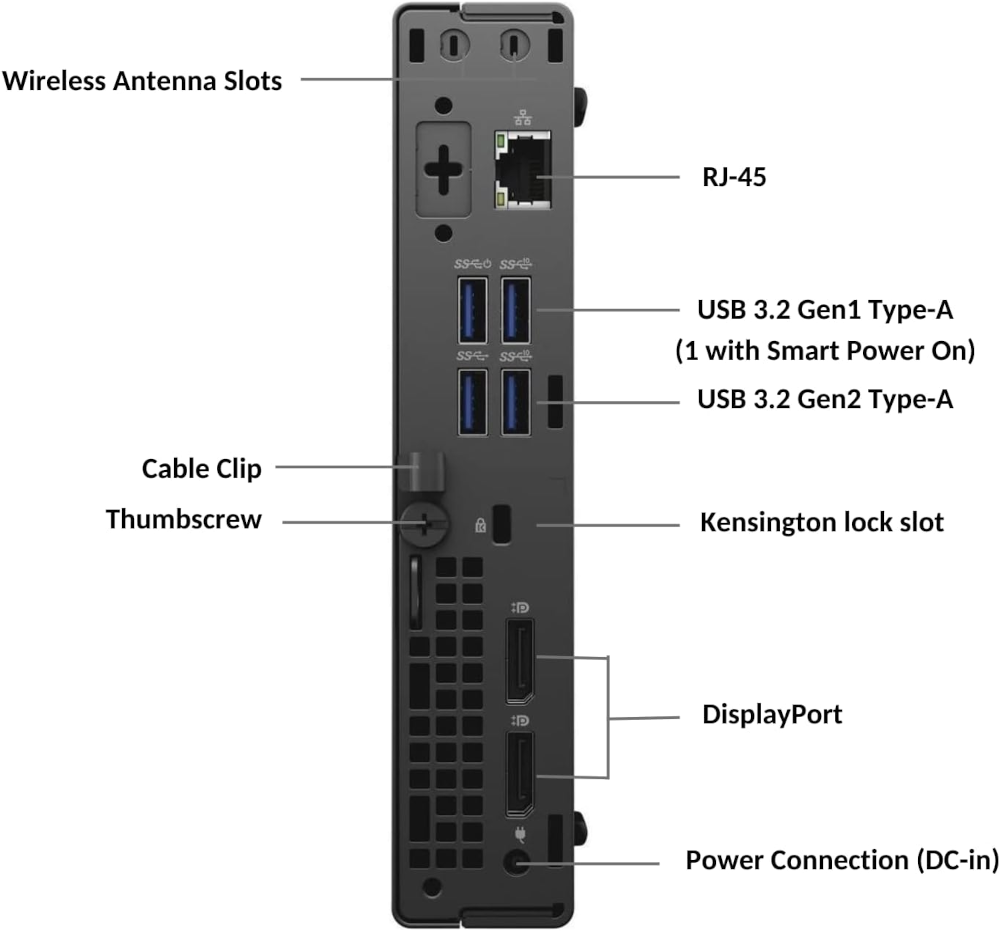 Ordenador reacondicionado Dell Optiplex 7080 Micro 4