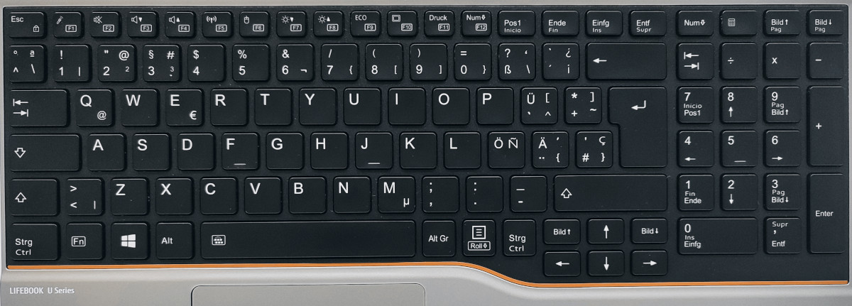 Teclado Normalizado Fujitsu LifeBook U7511