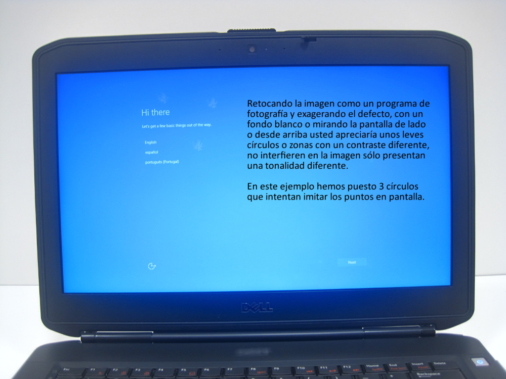 dell latitude 5430 pantalla defecto