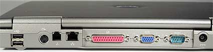 dell latitude d505 USADOS TRASERA