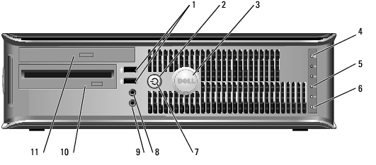 dell optiplex gx620 SFF segundamano full FRONTAL