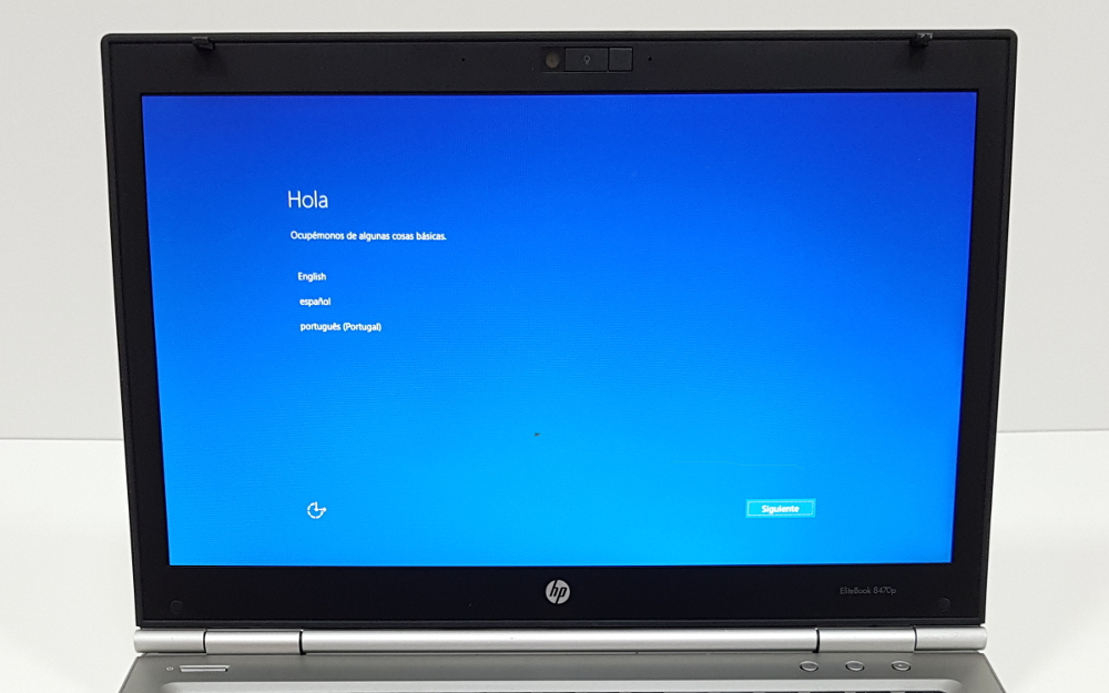 hp 8470p Pantalla punto negro