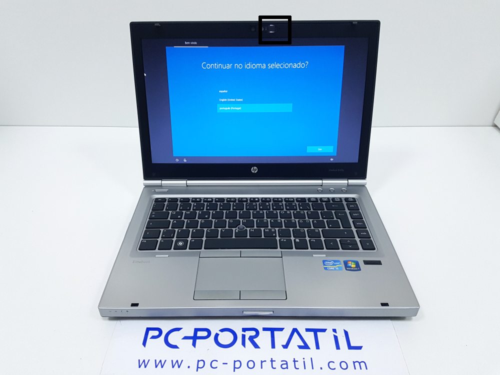 hp 8470p tapa luz encendida