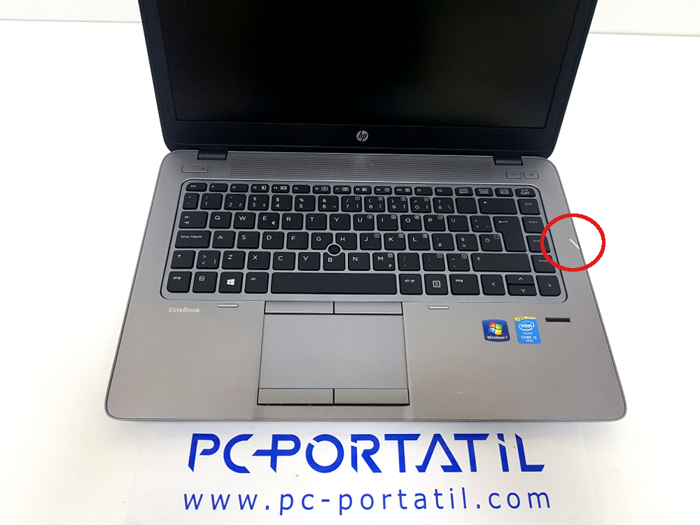 hp elitebook 840 G1 pintado rayita