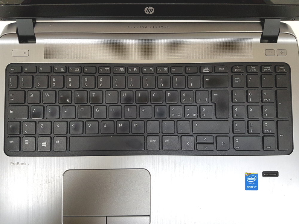 hp probook 450 G3 teclado gastado