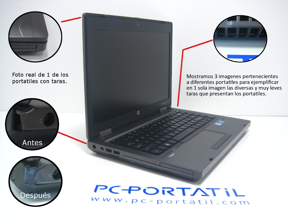 hp probook 6460b leve tara restaurado 1000