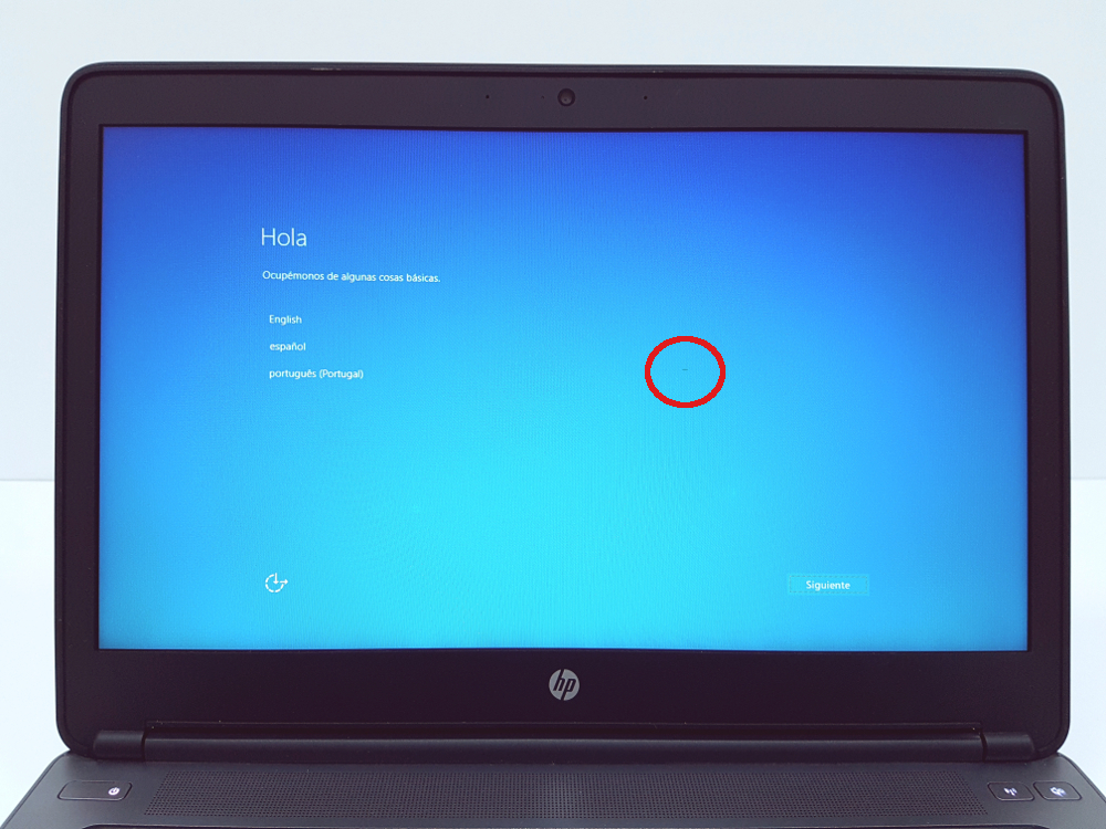 hp probook 840 G1 Pantalla leves muesca centro