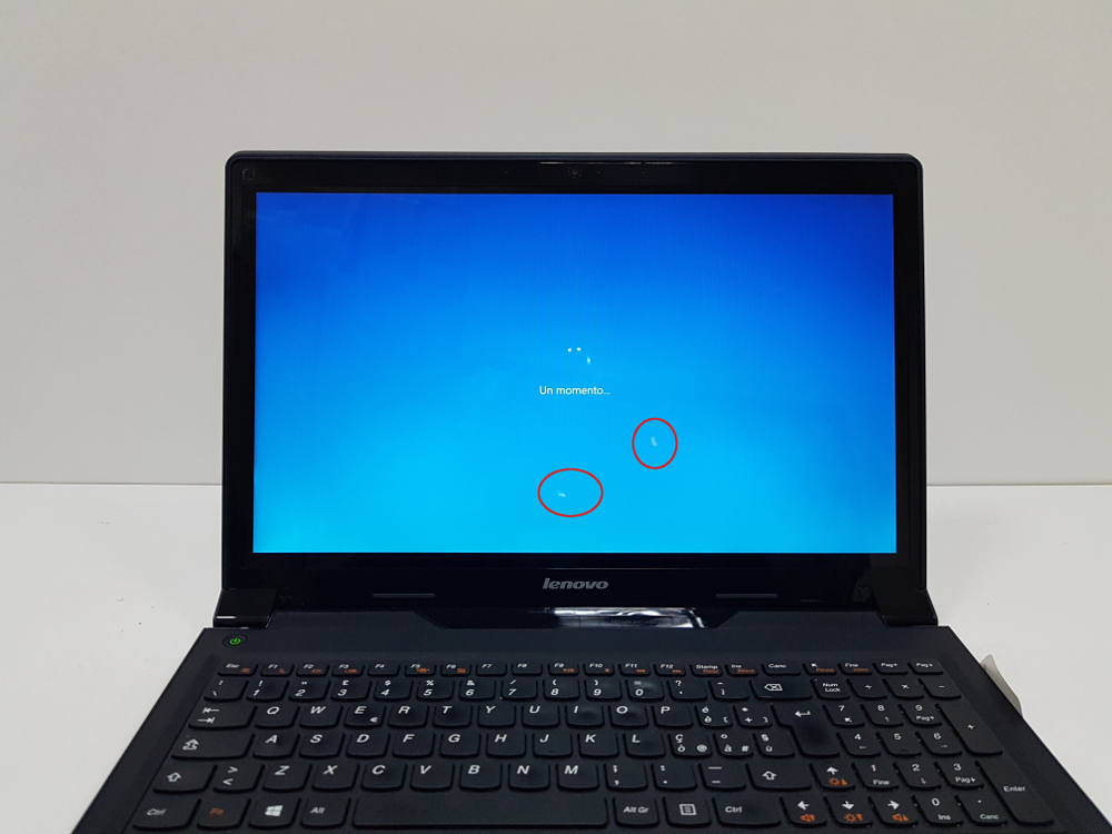 lenovo m5400 panel punto blanco