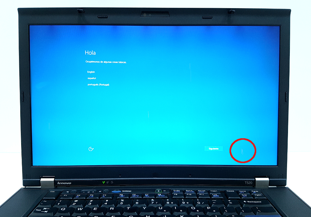 lenovo thinkpad t510 muy leve rayazito pantalla