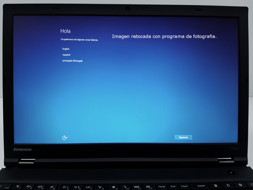 lenovo thinkpad t540 pantalla retocada punto