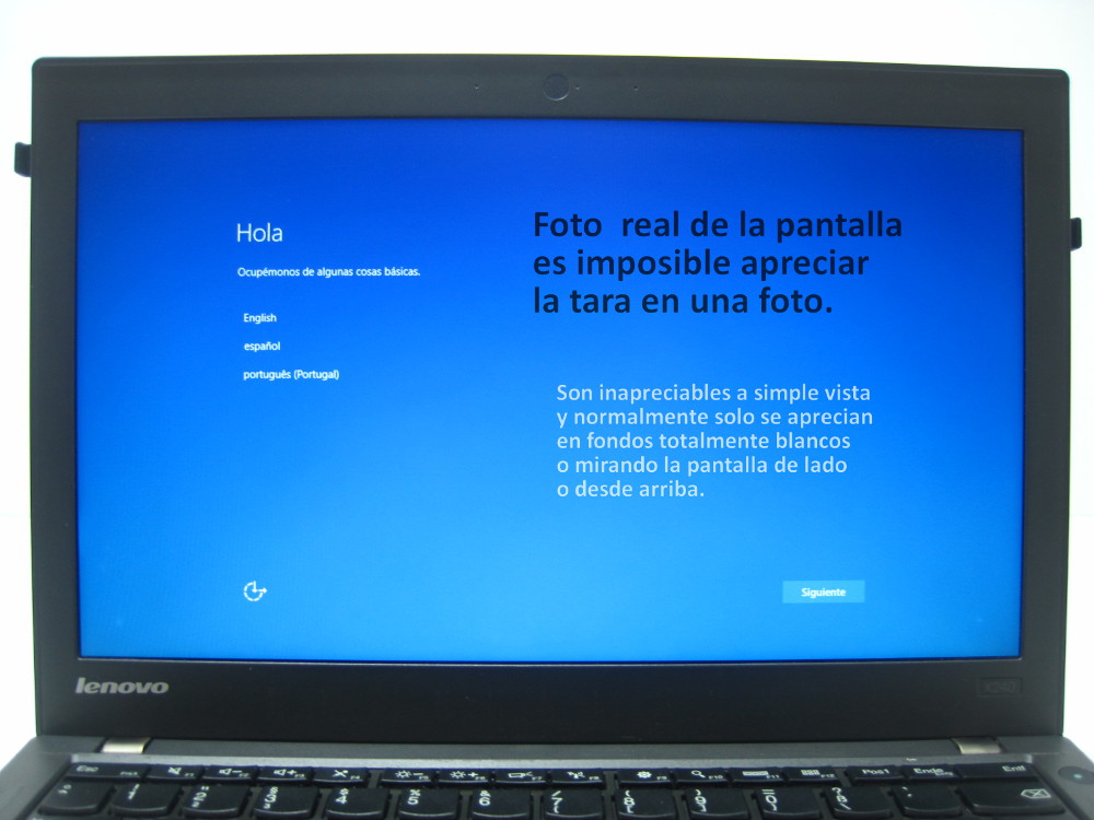 lenovo thinkpad x240 pantalla real