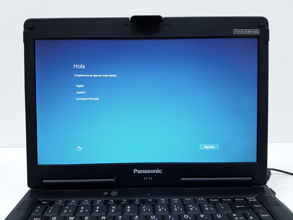 panasonic cf 53 puntitos pantalla