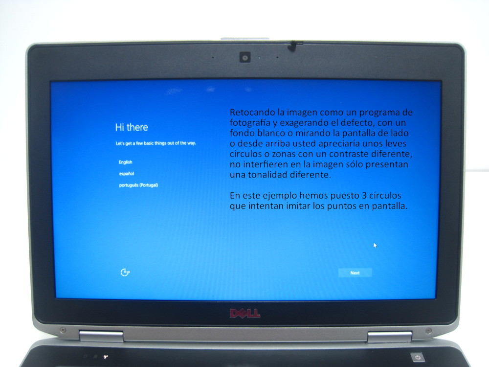pantalla punto dell 6430