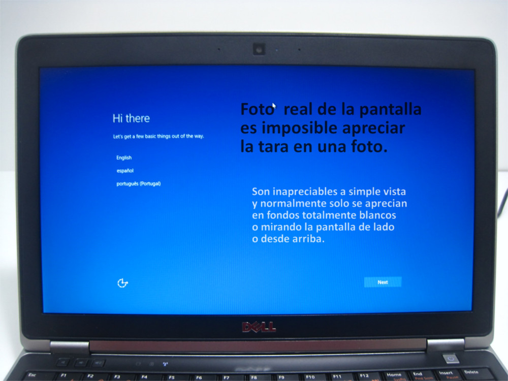 portatil segundamano E6220 pantalla real