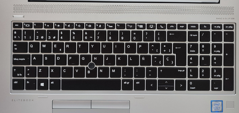 teclado reimpreso hp elitebook 850 G5 G6